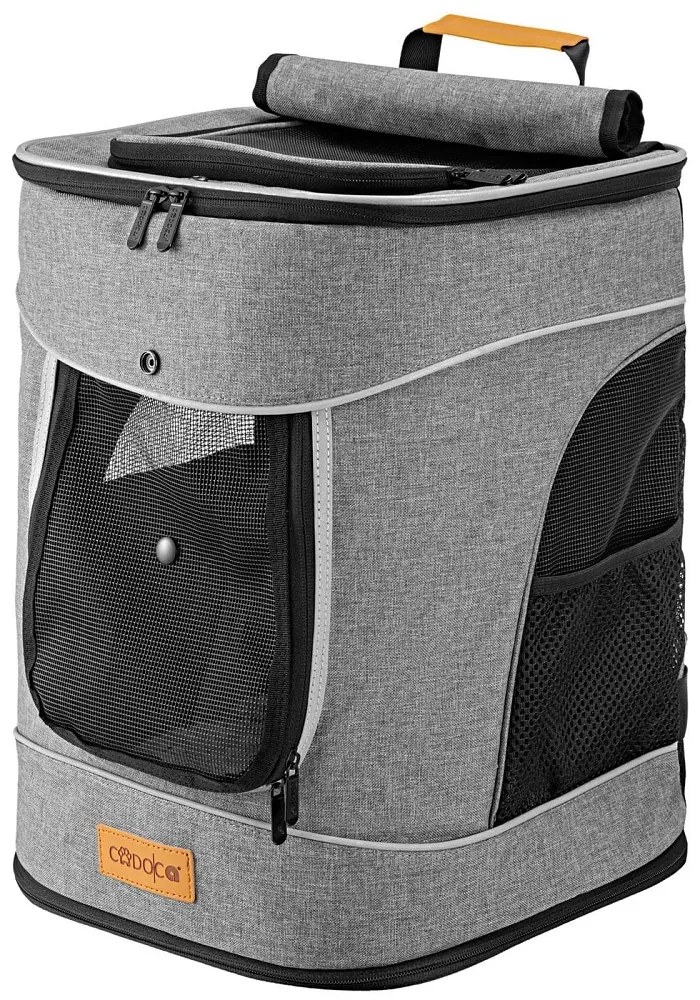 Rucsac pentru câini și pisici JOY, 31x30x41cm, gri Cadoca