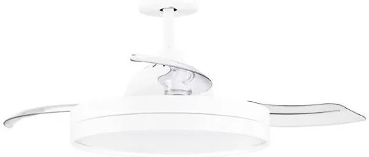 Lustra LED cu Ventilator si telecomanda NEVMA alb