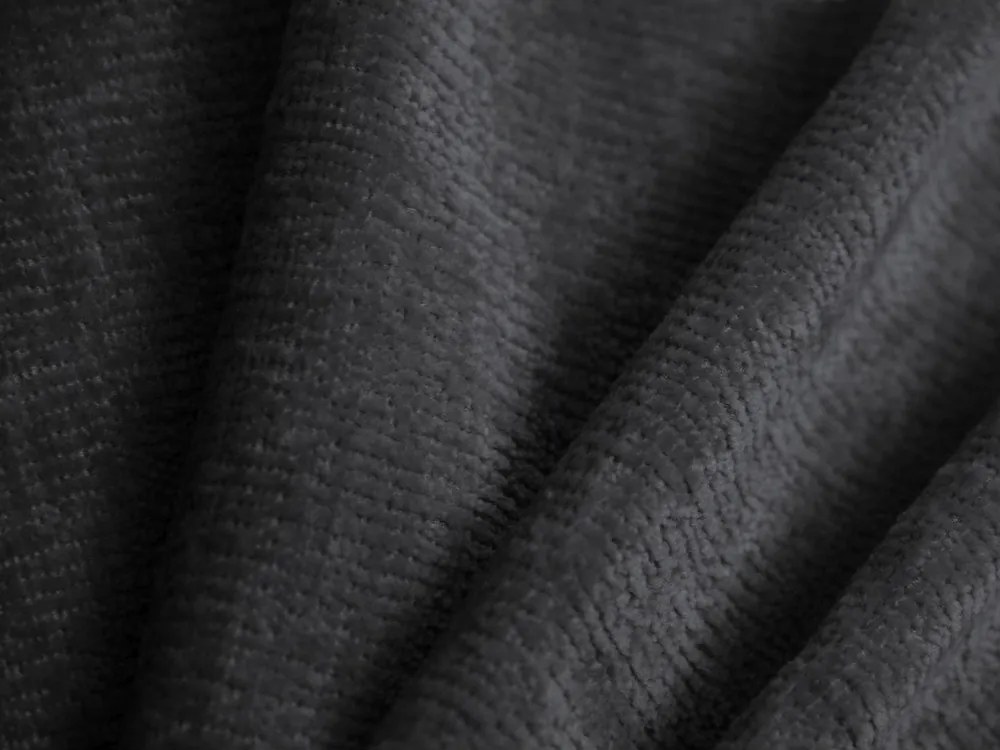 Pat gri închis tapițat cu spațiu de depozitare cu somieră 90x200 cm Amy – Micadoni