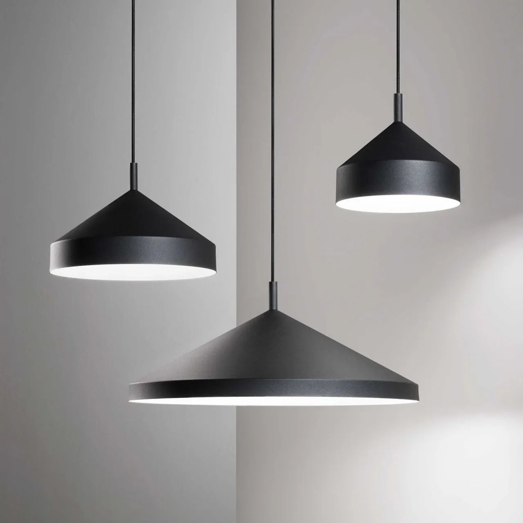 Lustra, Pendul metalic YURTA SP1 D30 NERO