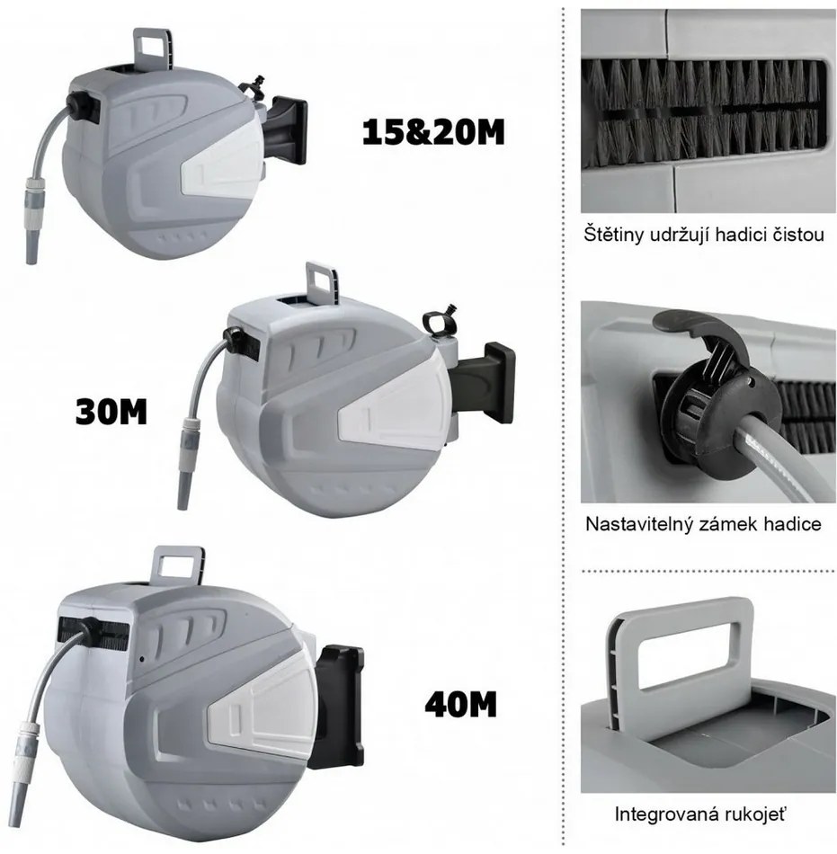 Tromba automată cu furtun de 20 m, M