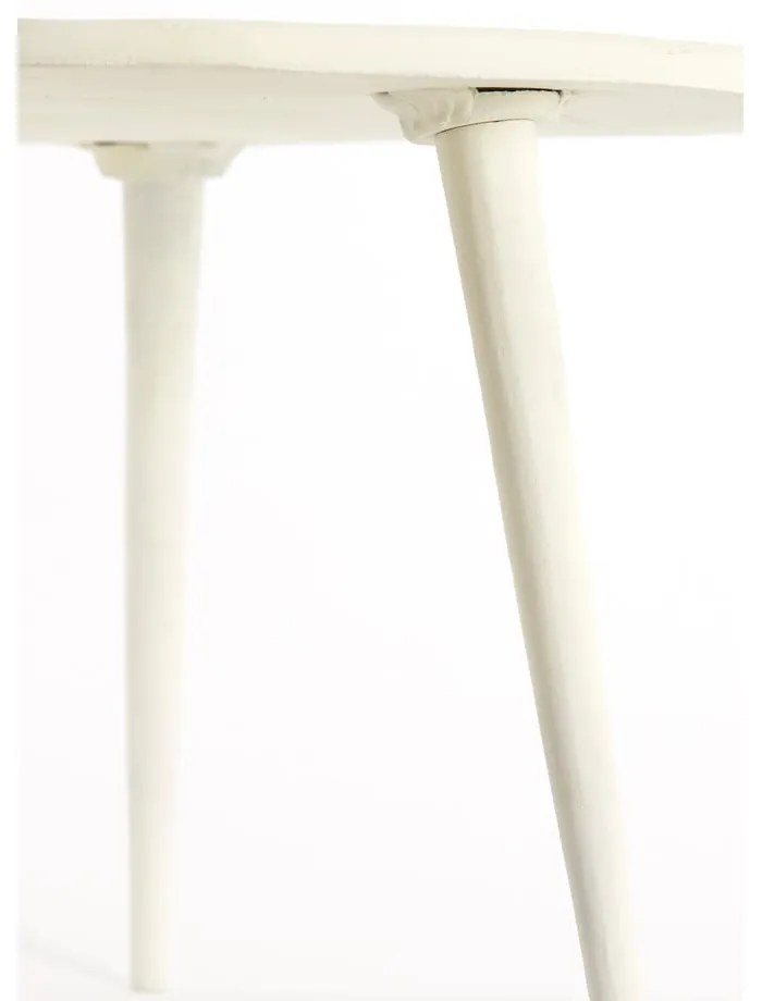 Măsuță de cafea crem rotundă din metal ø 67,5 cm Babina – Light &amp; Living