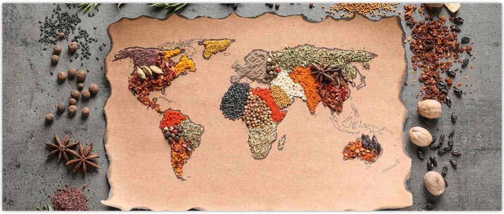 Tablou - Rădăcinile lumii (120x50 cm)