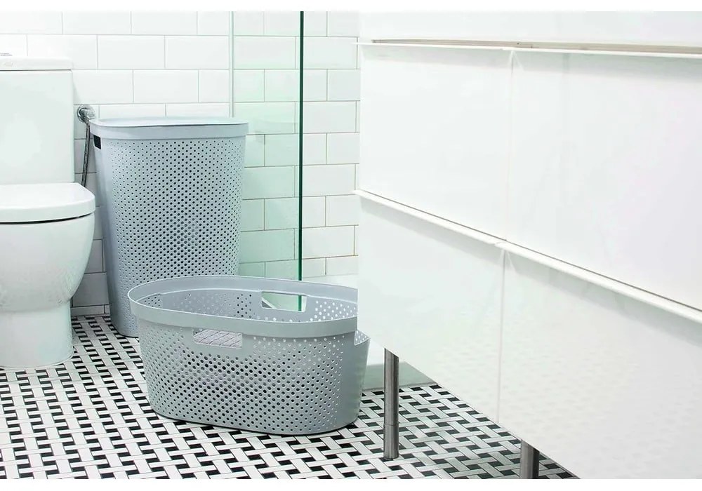 Coș de rufe Curver Infinity, 40 l, gri