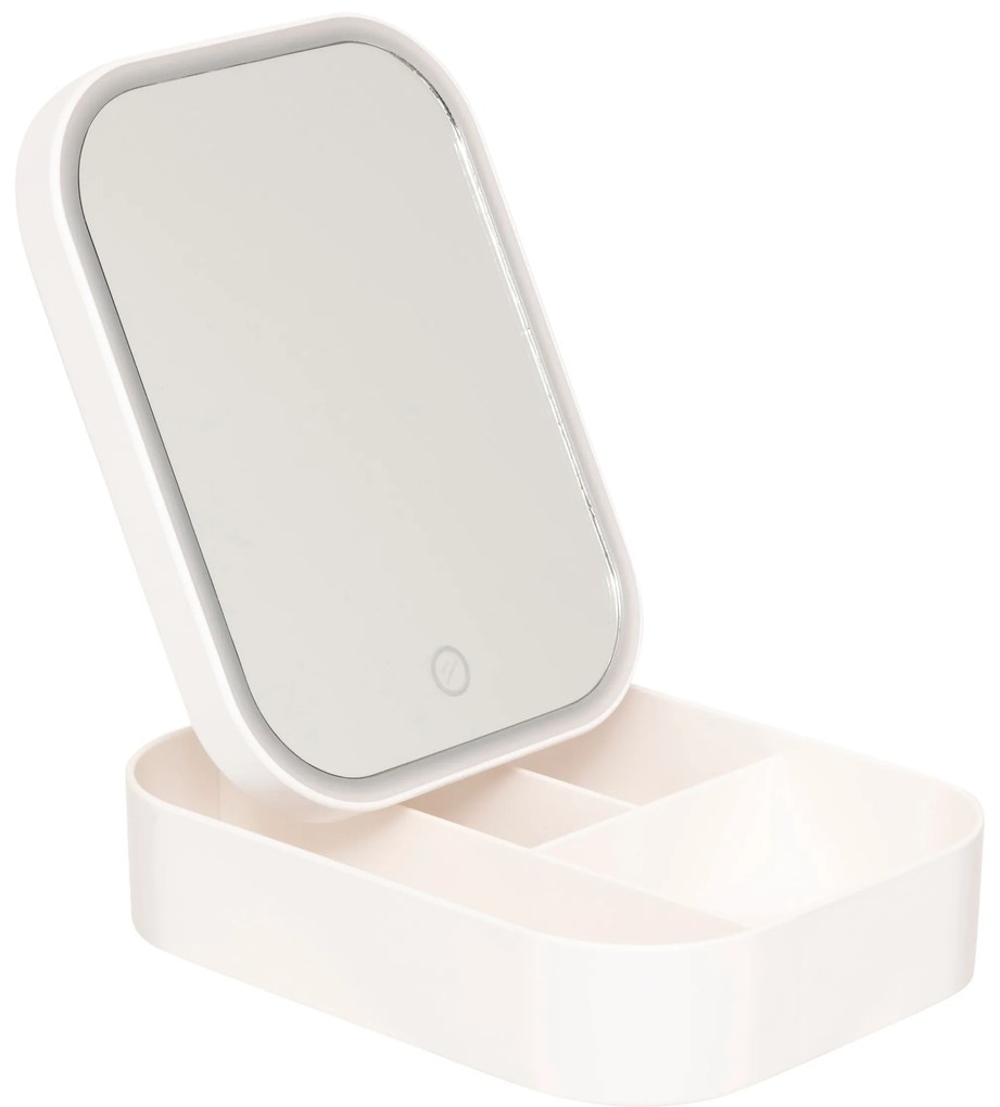 Oglindă cosmetică LED 2 în 1 LUMI cutie, 19,8 x 15 x 6 cm