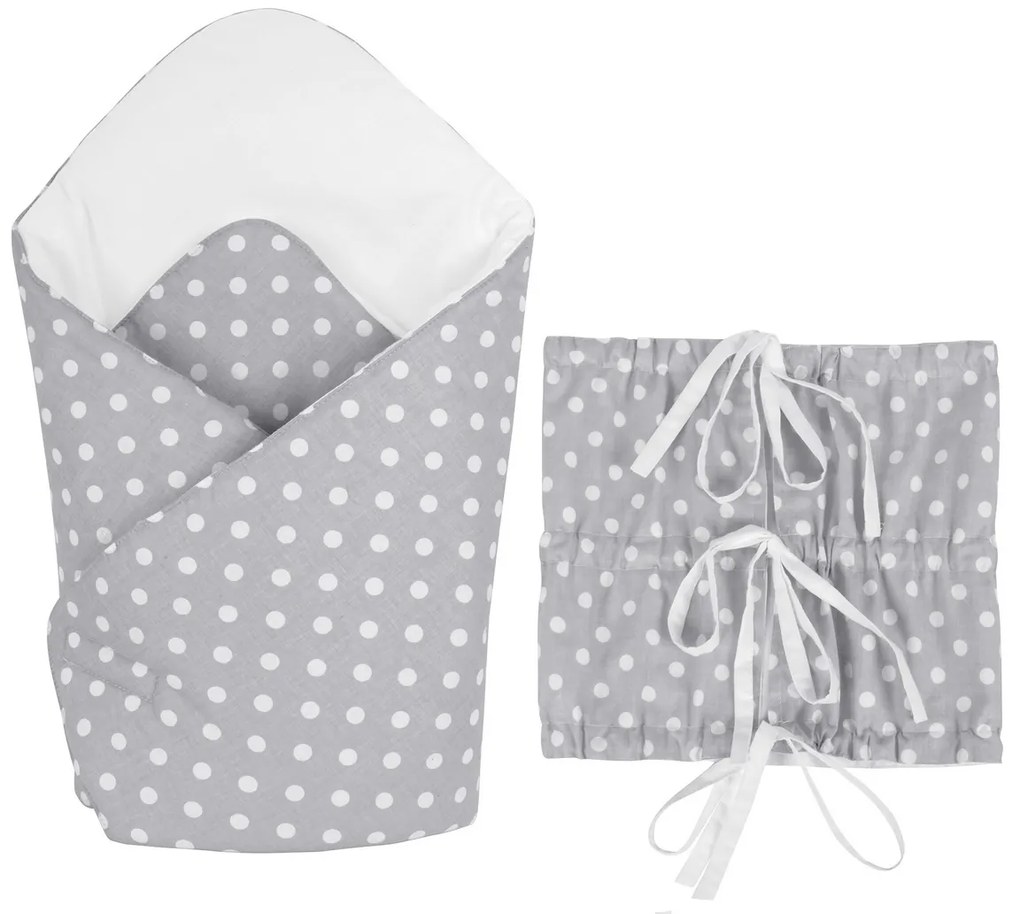 Bellatex Înveliș pentru copii cu buline gri , 75 x75 cm