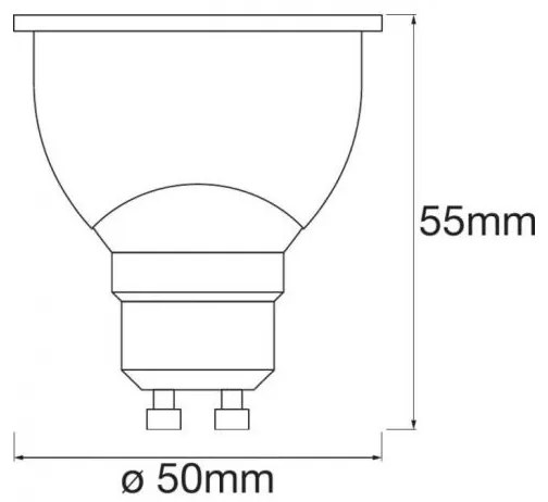 Bec LED RGBW dimabil SMART+ GU10/5W/230V 2700K-6500K - Ledvance