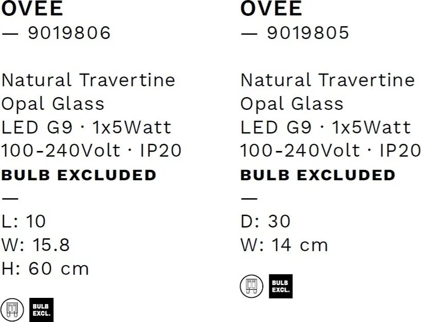 Aplica de perete LED decorativa OVEE