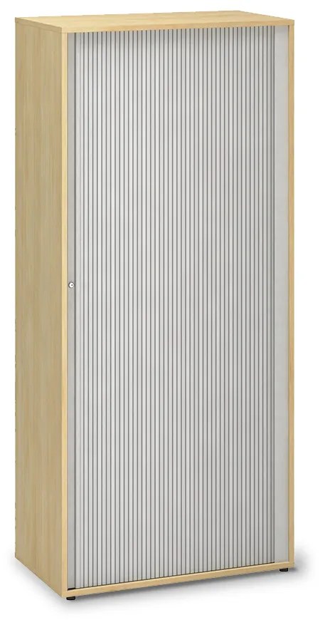 Dulap cu perle înalte ProOffice 80 x 45 x 178 cm, pară sălbatică