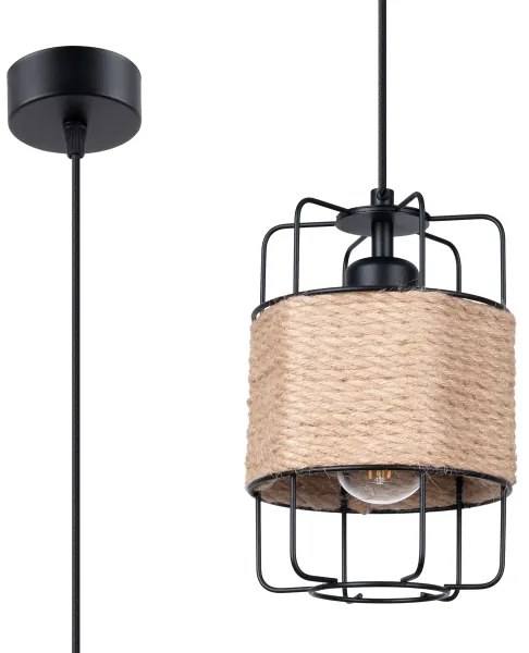 Lustră pe cablu Sollux SL.1300 GIZUR 1xE27/15W/230V