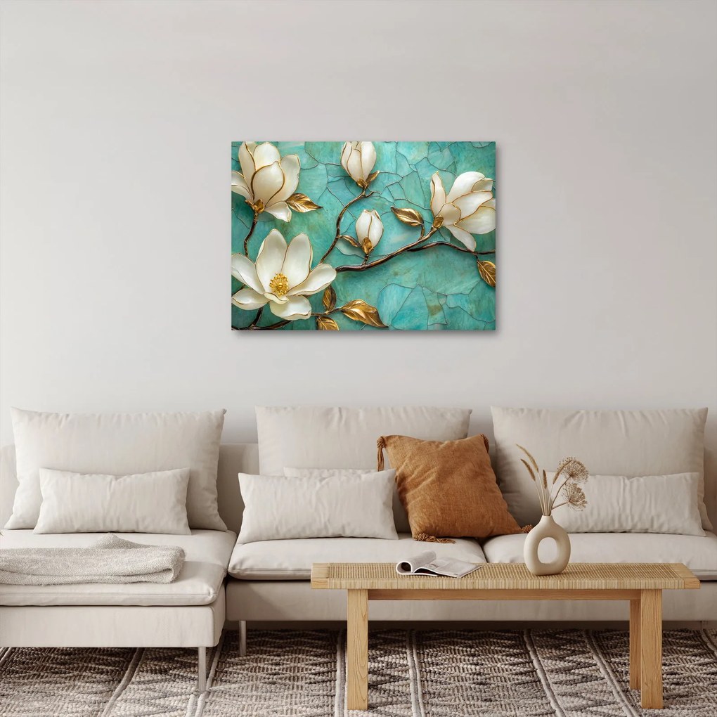 Tablou - Magnolii 3D (70x50 cm)