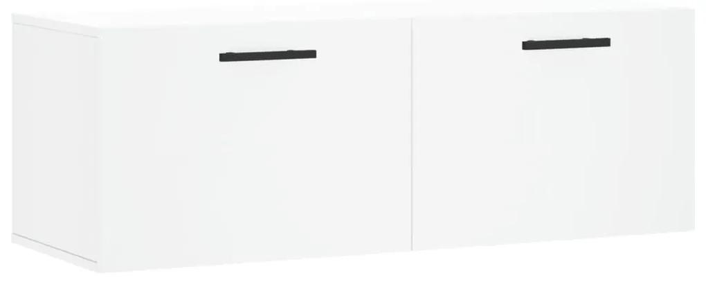 830156 vidaXL Dulap de perete, alb, 100x36,5x35 cm, lemn compozit