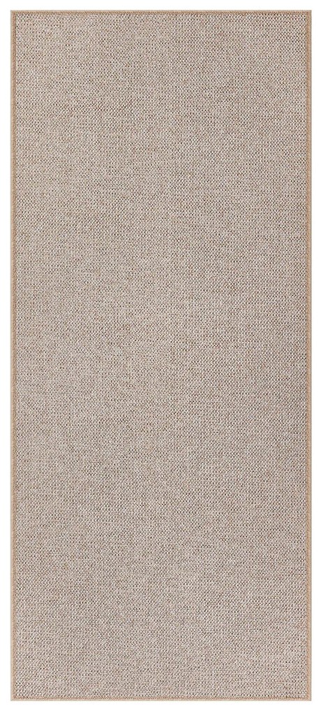 Covor antiderapant Vasagle Faux Jute, 80x200 cm, lavabil la masina, imitatie iuta, maro