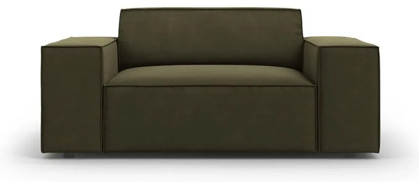 Fotoliu verde cu tapițerie din catifea Jodie – Micadoni Home