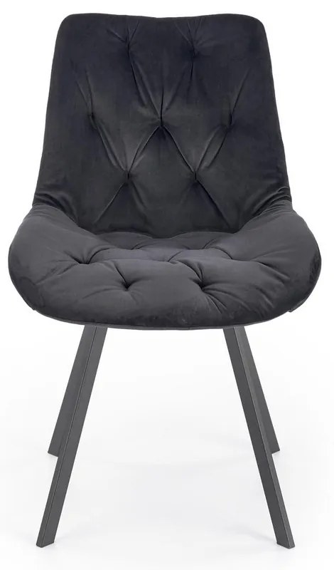Scaun de bucaterie Ollie, negru