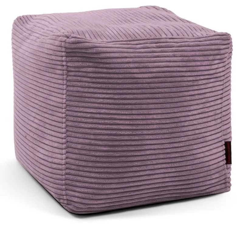 Fotoliu bean bag mov cu tapițerie din catifea reiată Up! MooG – SLOWDOWN