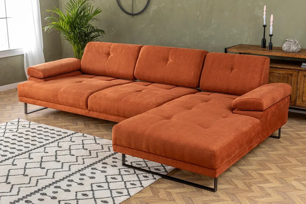 Canapea de colț Mustang Small Right Orange