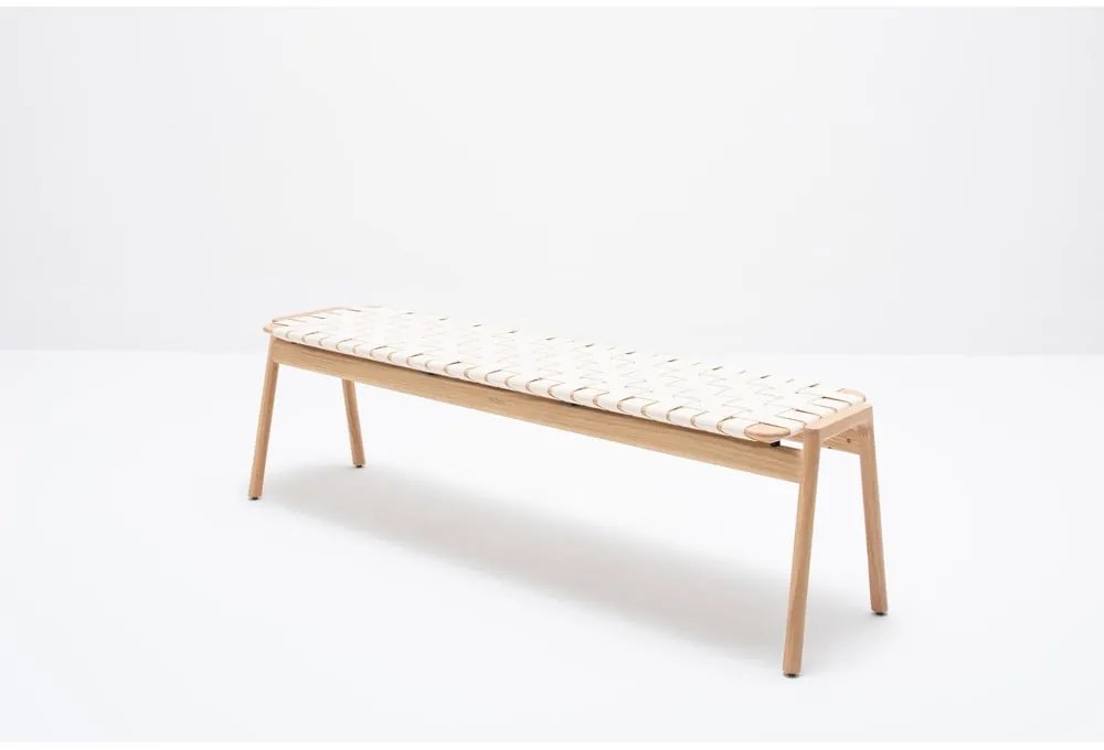 Bancă alb-natural Klupa - Gazzda