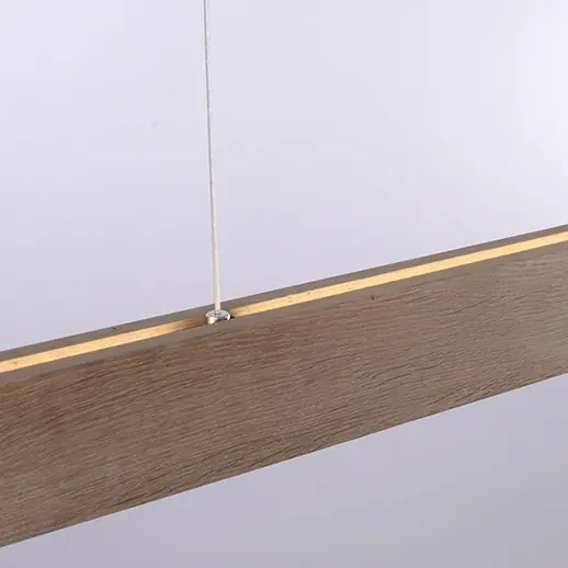 Lampă suspendată maro 121 cm inclusiv LED cu telecomandă - Ajdin
