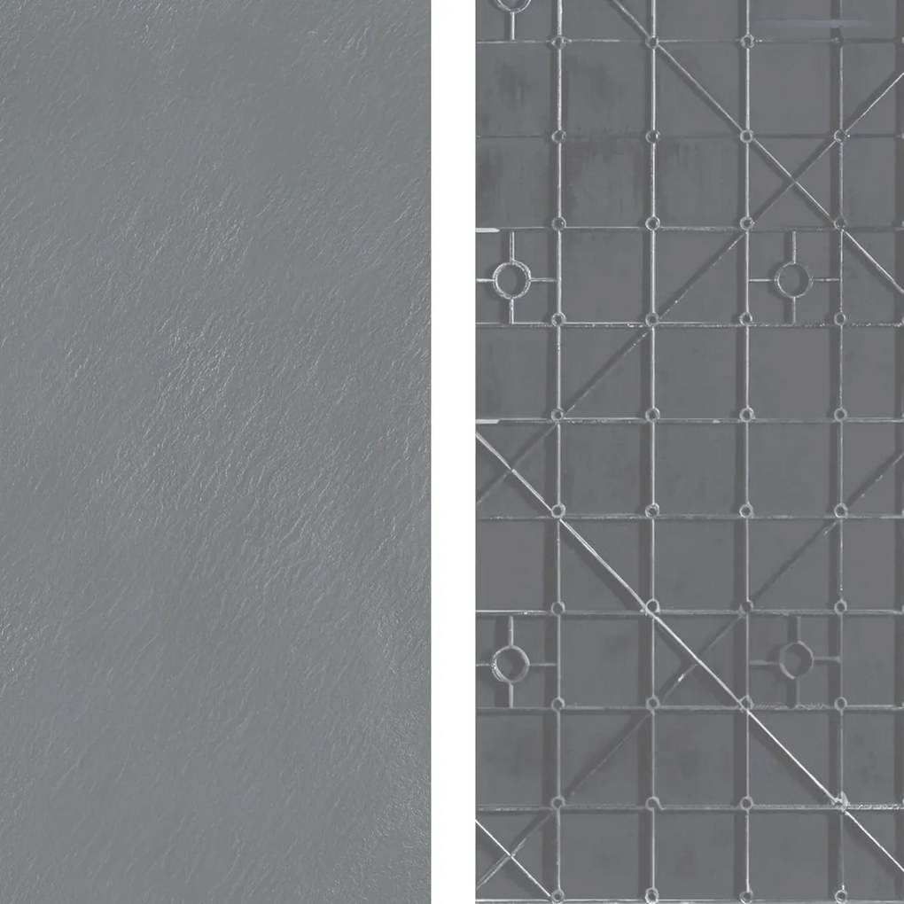 Cadita pentru dus Magnum gri 90x90