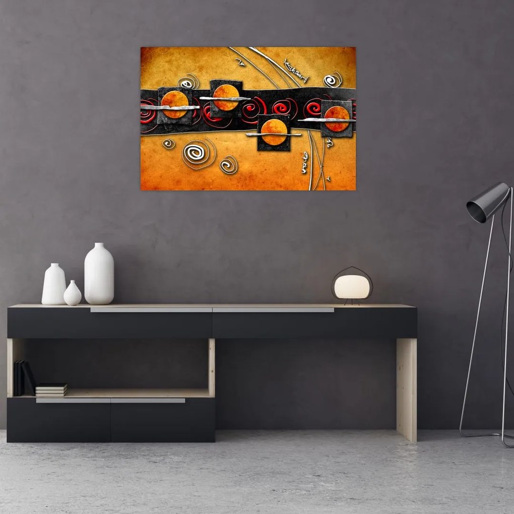 Tablou abstacției - Panete (90x60 cm)