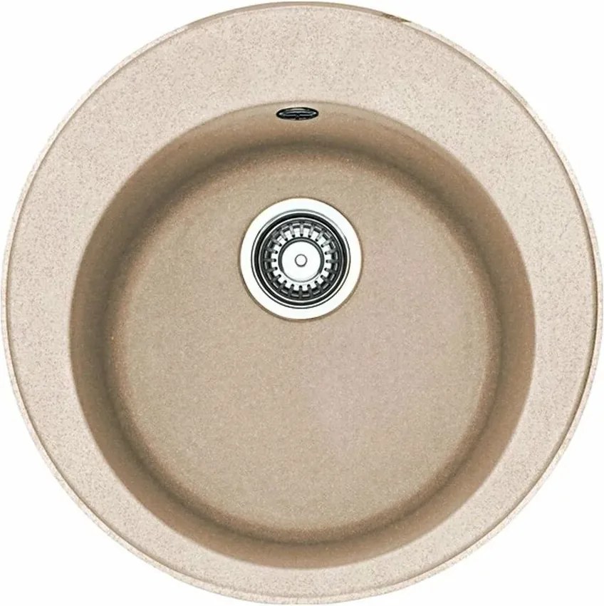 Chiuveta bucatarie compozit Franke Rotondo Avena 51 cm finisaj bej mat