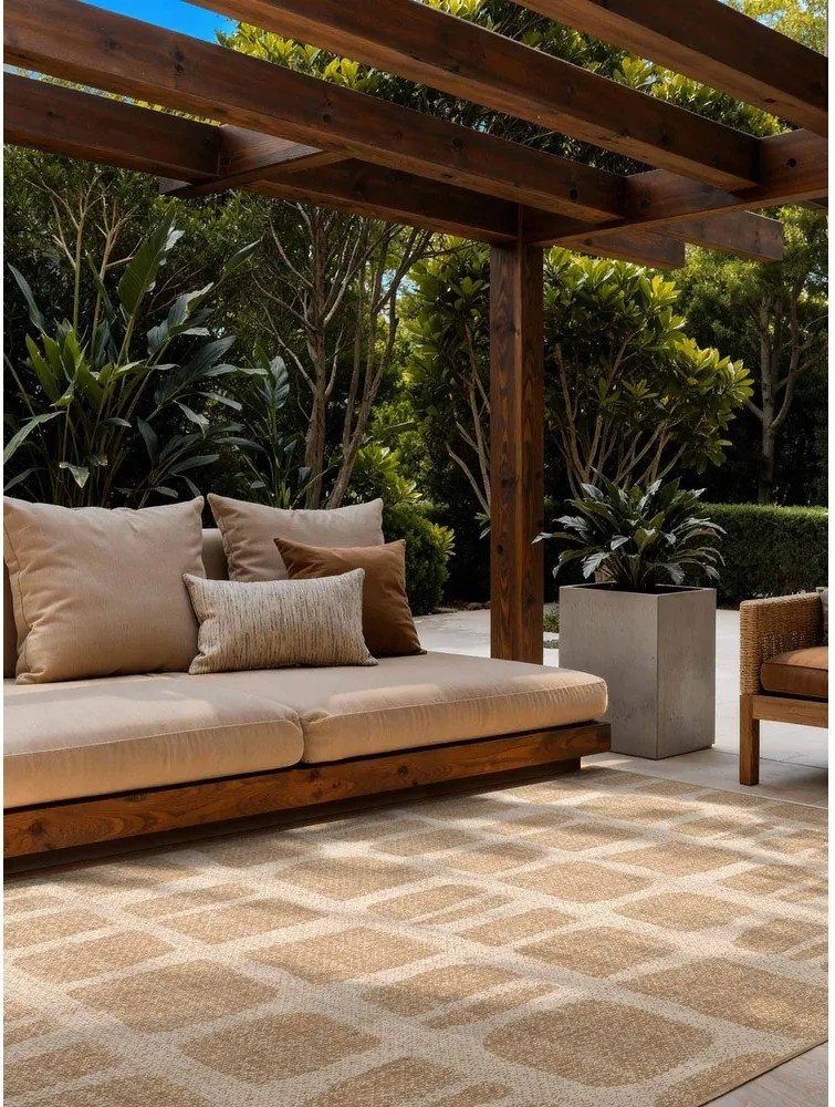 Covor pentru exterior și interior crem/în culoare naturală 120x170 cm Haringey Ruskin – Ted Baker