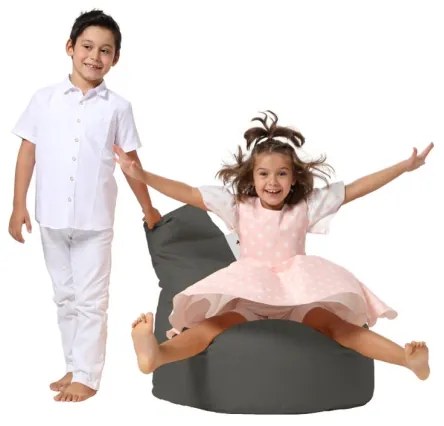 Fotoliu puf 70x70 cm gri