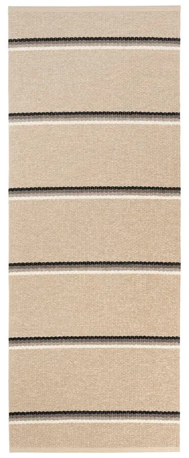 Covor tip traversă pentru interior și exterior bej 70x180 cm Olle Mud Beige – Pappelina
