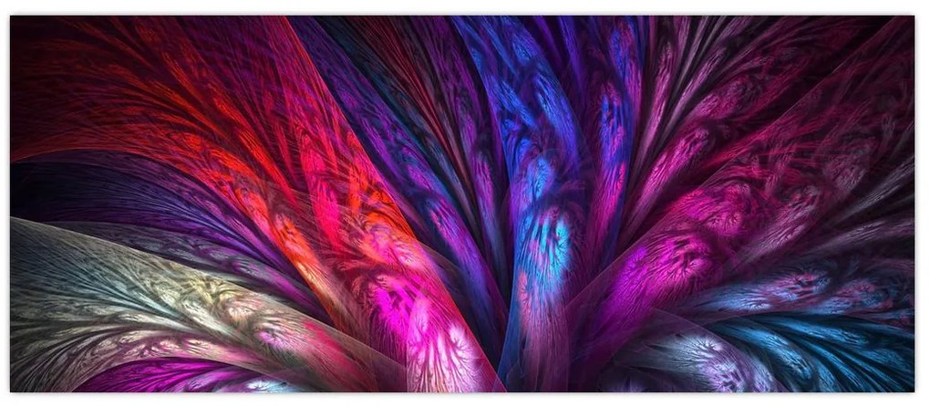Tabloul abstract cu copacul (120x50 cm)