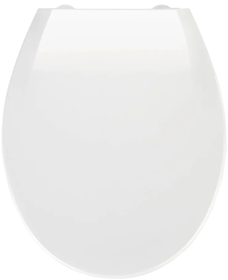 Capac WC cu închidere lentă Wenko Kos, 44 x 37 cm, alb