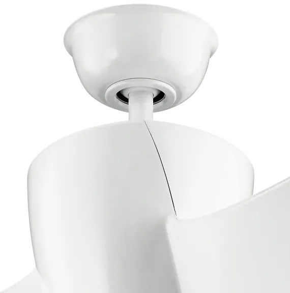 Ventilator LED dimabil de tavan Kichler KLF-PHREE-56-WHT PHREE 10W/230V + telecomandă
