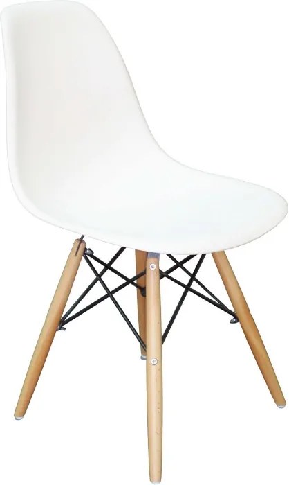Scaun Modern Paris Massimo pentru Bucatarie, Living sau Restaurante, Culoare Alb