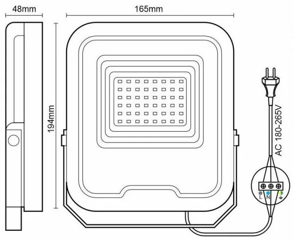 Proiector LED RGB dimabil LED/30W/230V 3000K-6500K Wi-Fi Tuya IP65