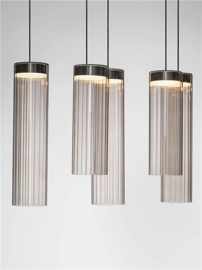 Lustra cu 8 pendule LED BRIELLE