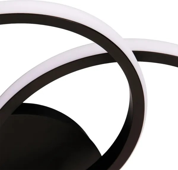 Plafonier LED TITANO LED/12W/230V negru