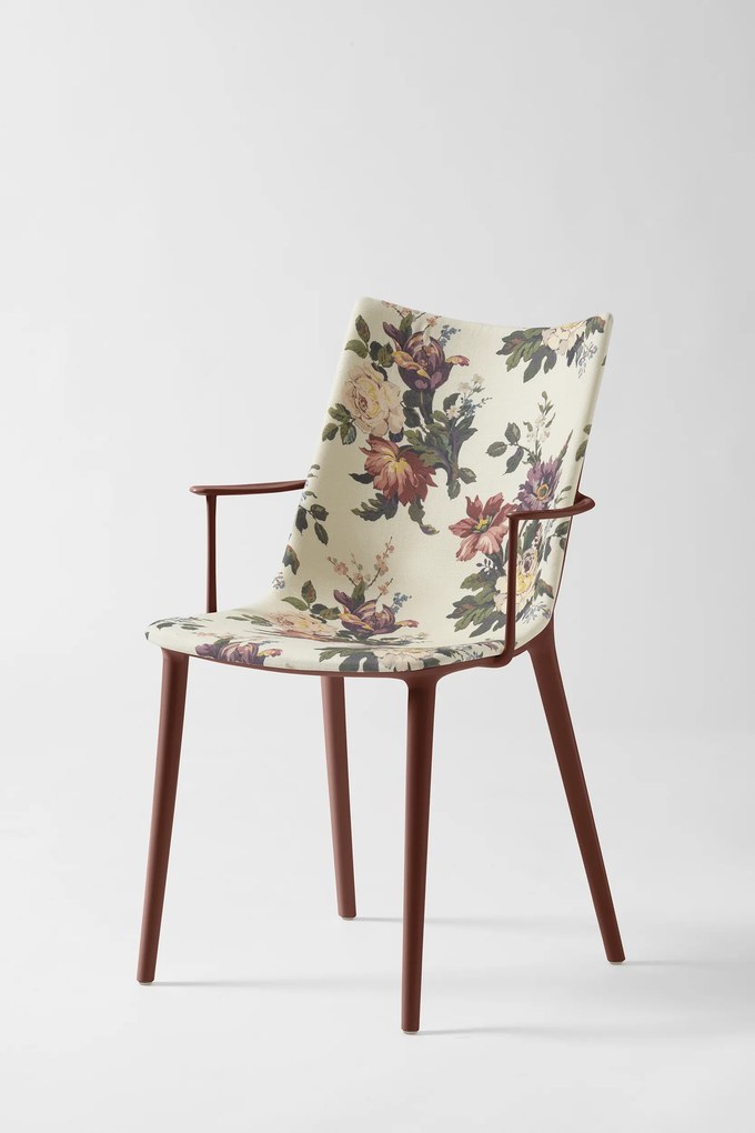 Scaun HHH tapitat stofa, varianta multipla - Kartell Culoare: Vin / Dragonstone