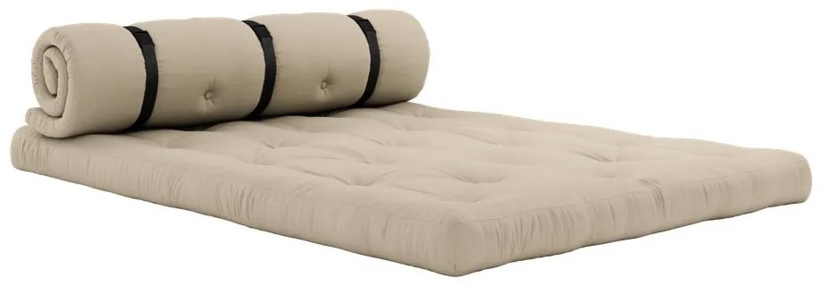 Canapea extensibilă adecvată pentru exterior Karup Design Design OUT™ Buckle Up Beige, bej