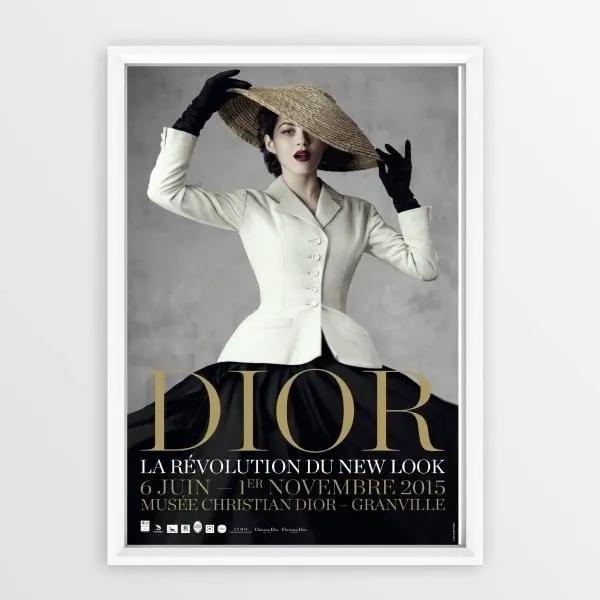 Poster cu ramă Piacenza Art Dior With Hat, 30 x 20 cm