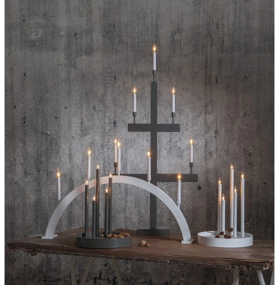 Decorațiune luminoasă albă ø 32 cm Deco – Star Trading