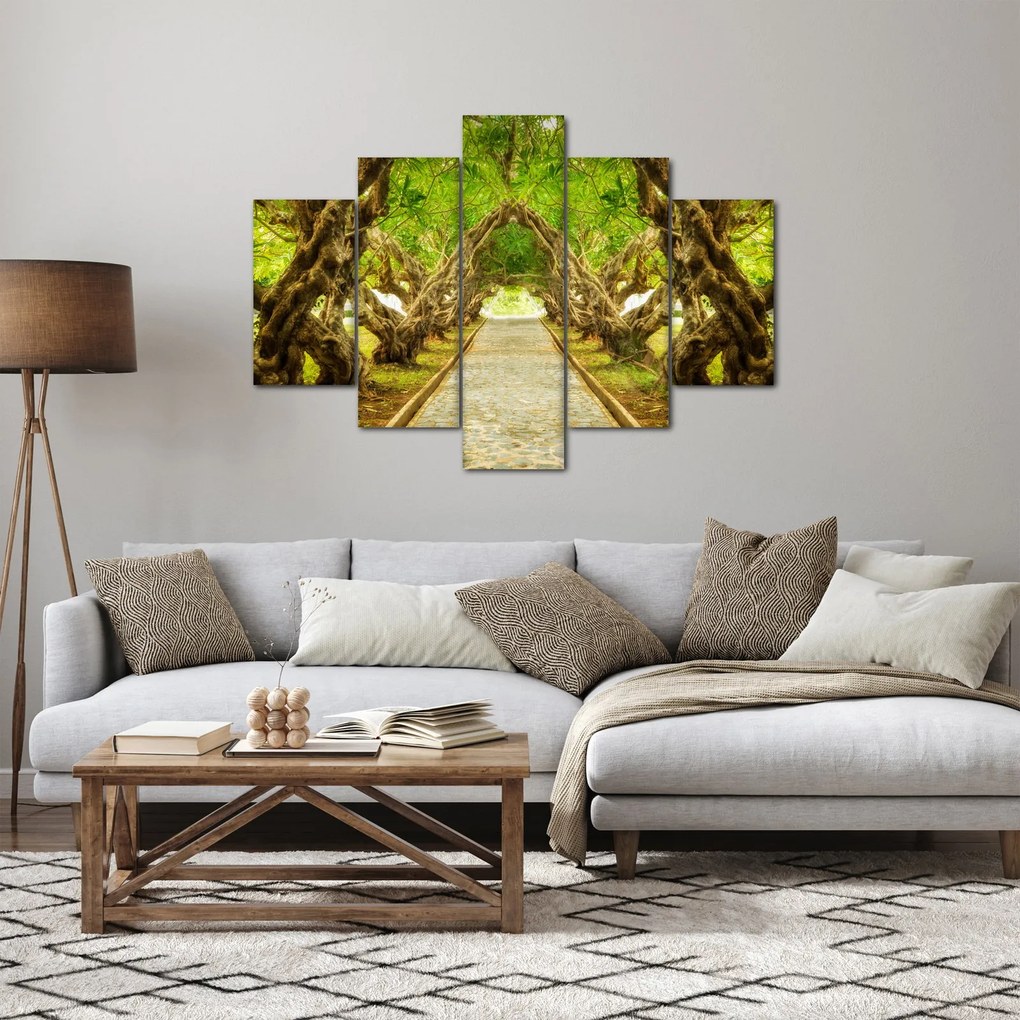 Tablou - Tunel viu din plumeria (150x105 cm)