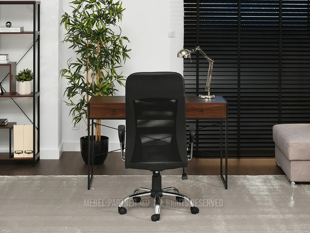 Scaun Olino (negru + crom). Promo -9%. 1110526
