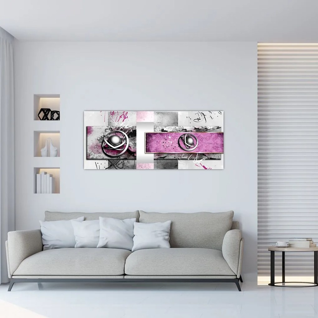 Tablou abstracție (120x50 cm)