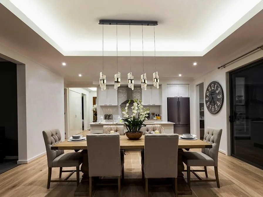 Lustra LED suspendata design elegant Iliada 5L