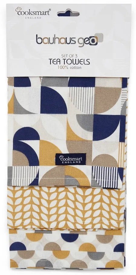 Prosoape de vase 3 buc. din bumbac 45x65 cm Bauhaus – Cooksmart ®