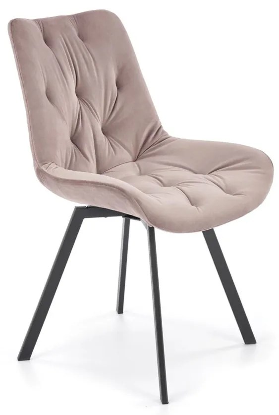 Scaun K519 velvet bej