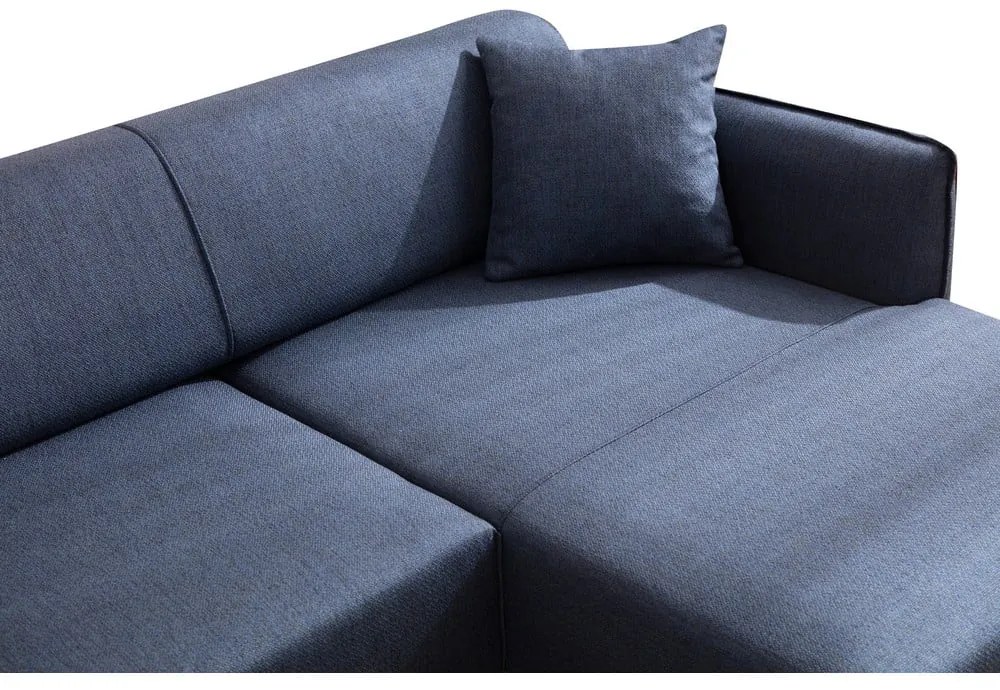 Colțar albastru Belissimo, colț pe partea dreaptă – Balcab Home