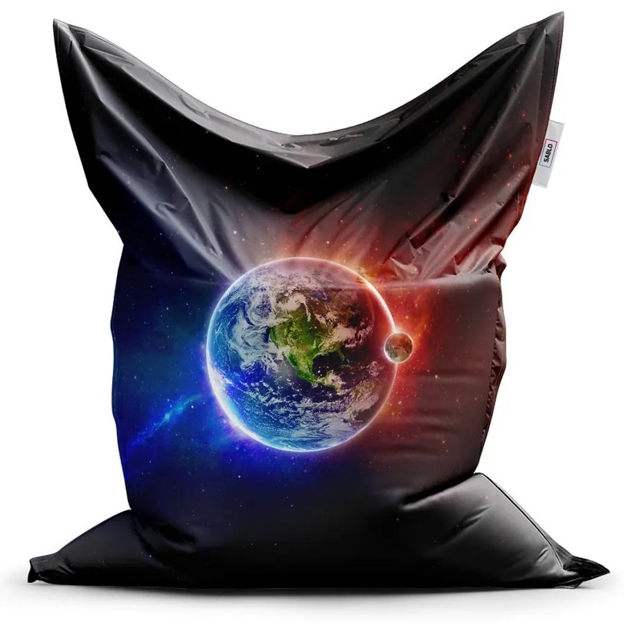 Sac de șezut Classic pământ - pentru copii, negru