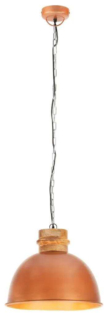 Lampa suspendata industriala, cupru, 50 cm, mango, E27, rotund 1, Cupru, 50 cm, 1