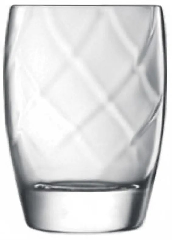 Set 4 pahare apa Canalleto D.O.F., Luigi Bormioli, 354 ml, sticla cristal, transparent